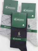 جوراب مردانه نخ پنبه برند karano
