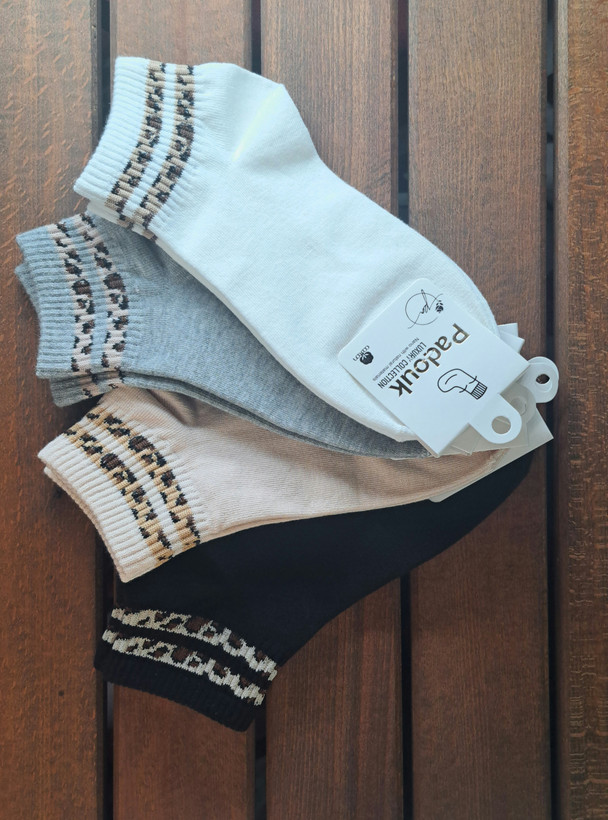 جوراب مچی طرح پلنگی